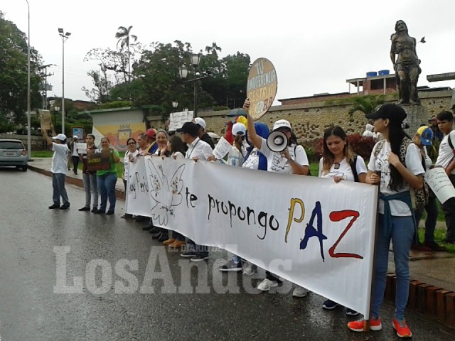Foto: Parada por la paz realizaron periodistas tachirenses / Los Andes