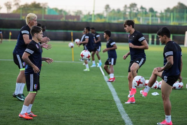 La Sub20 se alista para su debut del sábado (Foto: @VinotintoSub20)