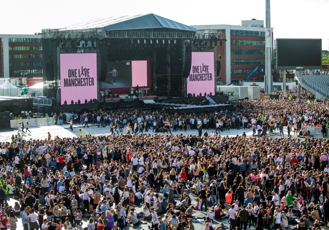 General view during the One Love Manchester benefit concert for the victims of the Manchester Arena terror attack at Emirates Old Trafford, Manchester, Britain, June 4, 2016. REUTERS/Danny Lawson for One Love Manchester/Pool