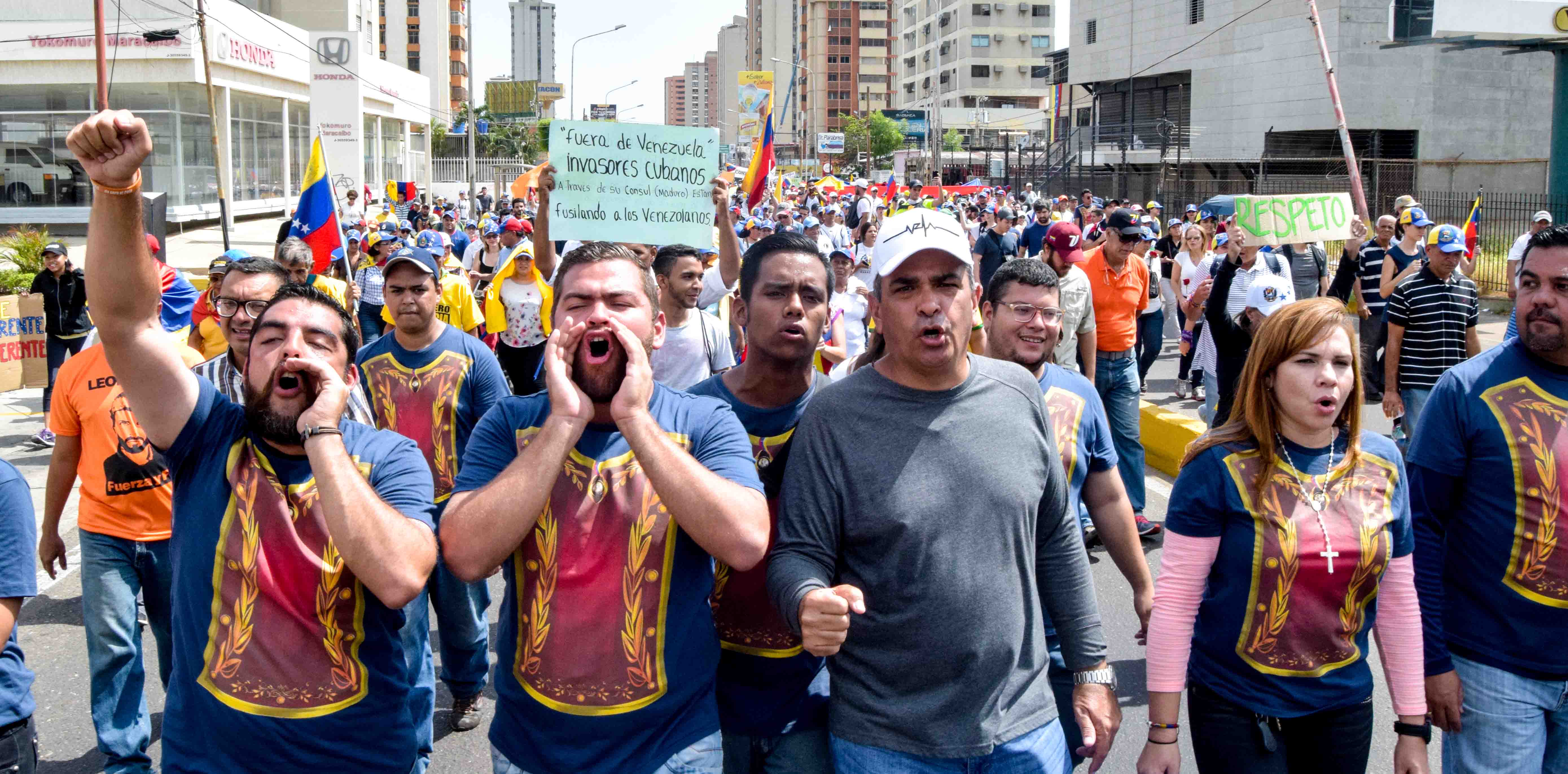 Zulianos exigen al Ejército venezolano aplicar el artículo 350