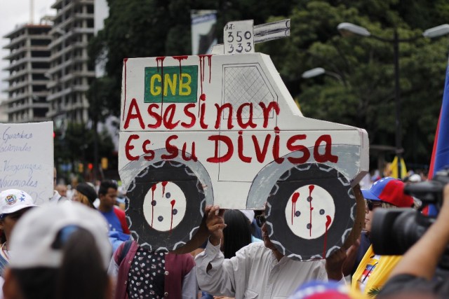 María Corina Machado: Hoy, 24 junio de 2017, los verdaderos libertadores están en la calle. Foto: Vente Venezuela