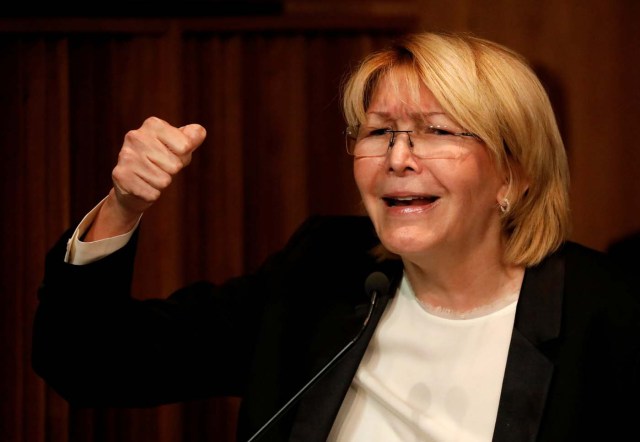 La Fiscal General de Venezuela, Luisa Ortega Díaz REUTERS/Carlos Garcia Rawlins