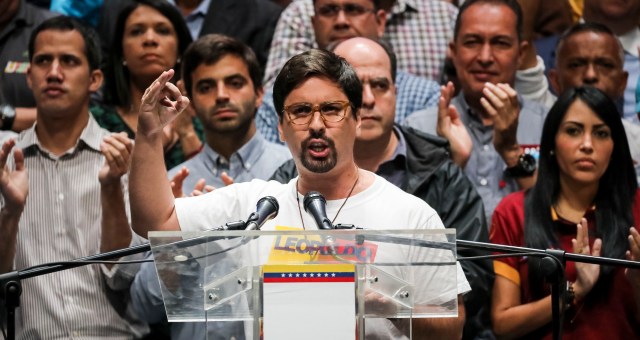 El primer vicepresidente de la Asamblea Nacional, Freddy Guevara. EFE/MIGUEL GUTIÉRREZ