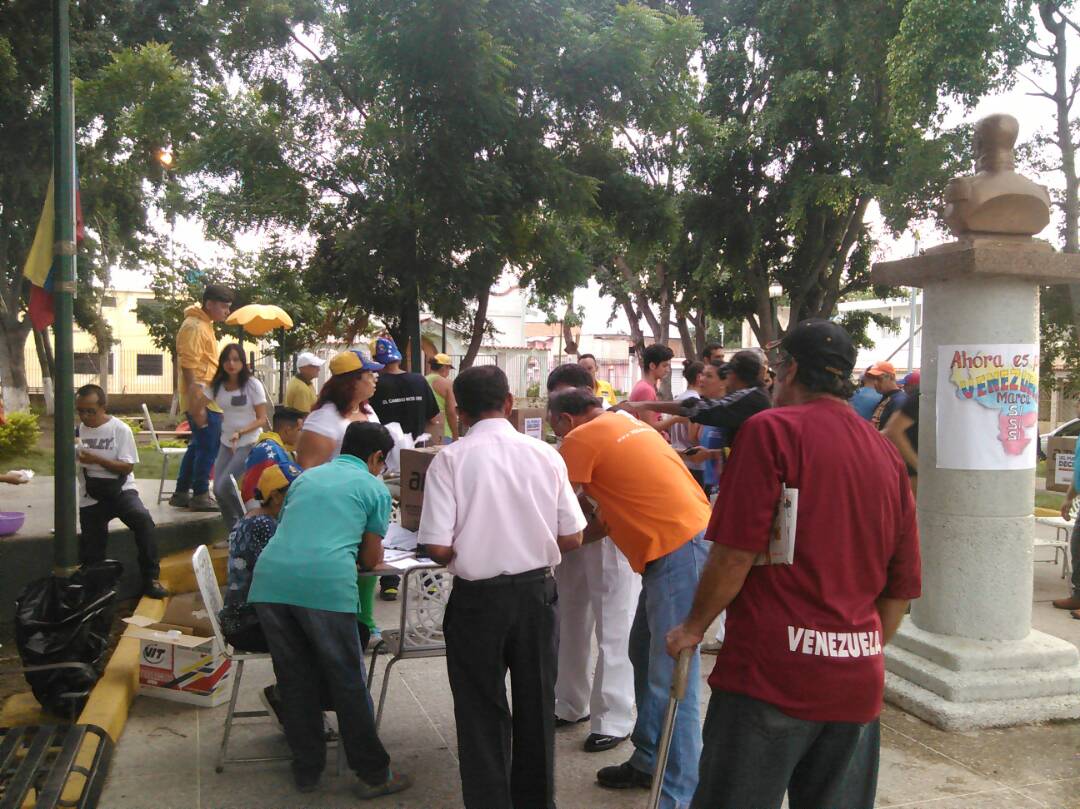 Así se encuentran los puntos soberanos en Maracay #16Jul