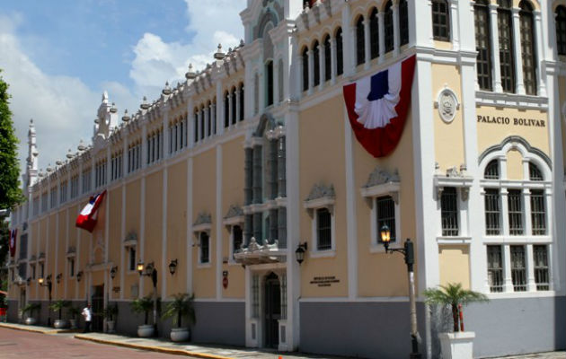 Fachada de la Cancillería de Panamá Foto: Archivo / AP 