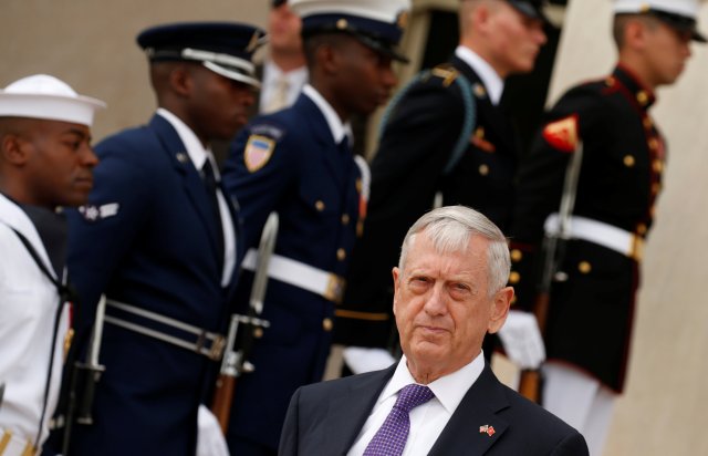 El secretario de Defensa de Estados Unidos, Jim Mattis. REUTERS/Kevin Lamarque