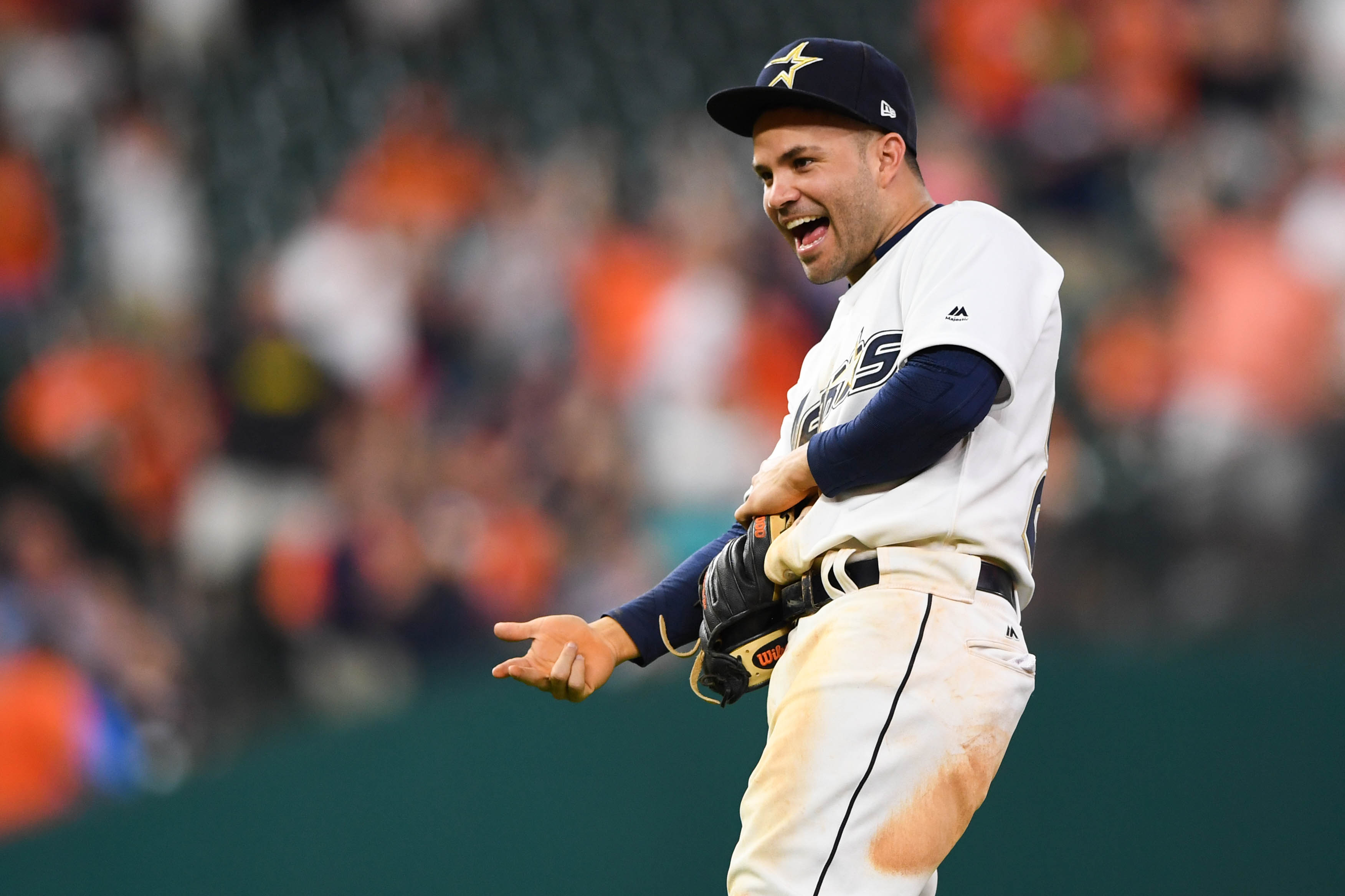 José Altuve es una máquina de batear en la carretera