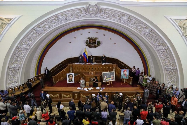 Vista general de la  plenaria de la Asamblea Nacional Constituyente EFE/Miguel Gutiérrez