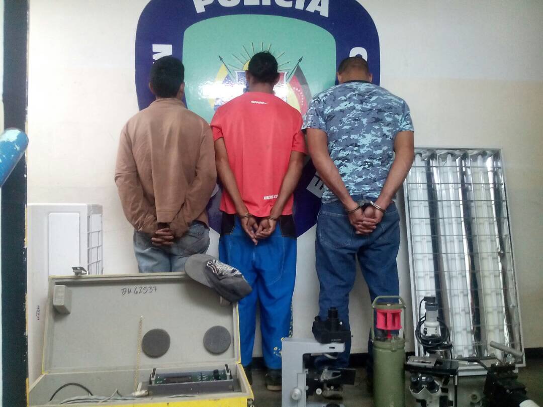 PoliHatillo desmantela banda dedicada al hurto de equipos del Minea