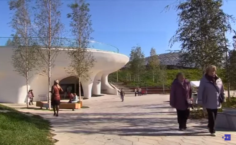 El milagro de un parque frente al Kremlin