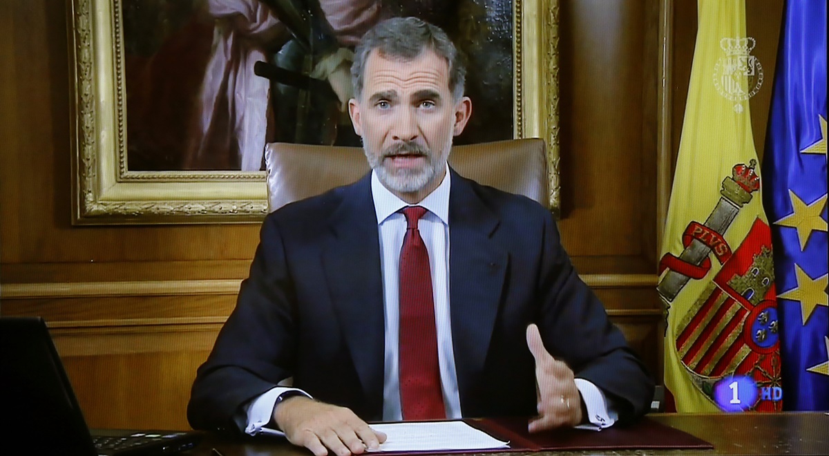 Rey advierte que España vive momentos muy graves para la democracia