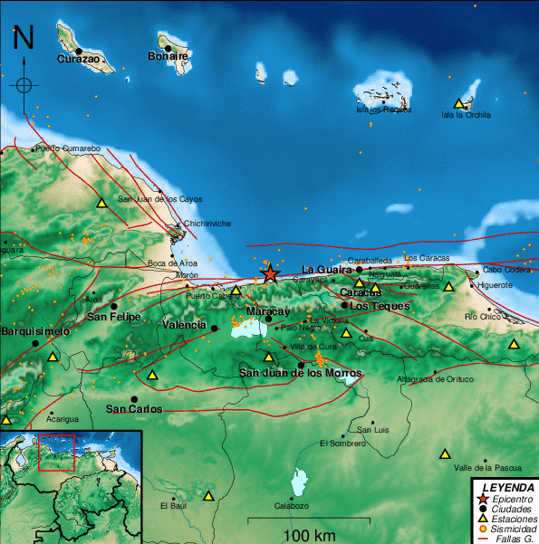 Tembló en Maracay