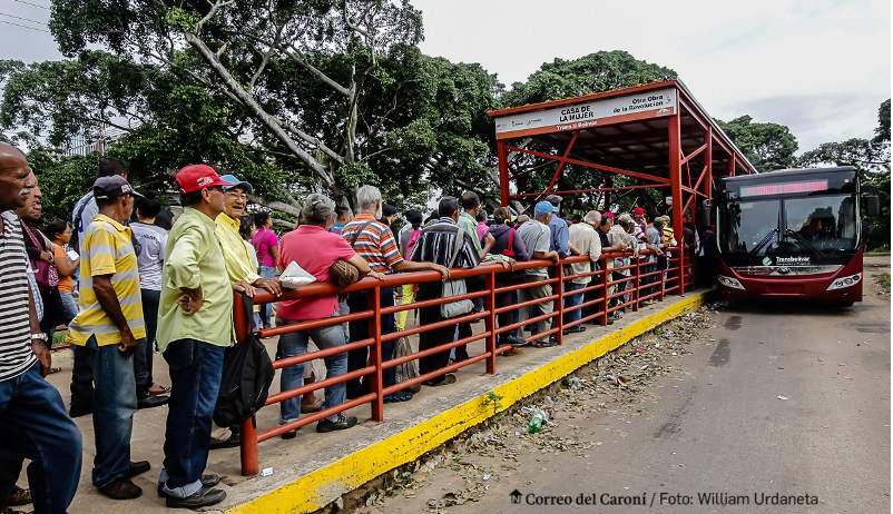 Comienzan los problemas de transporte público en Bolívar por falta de gasolina #22May