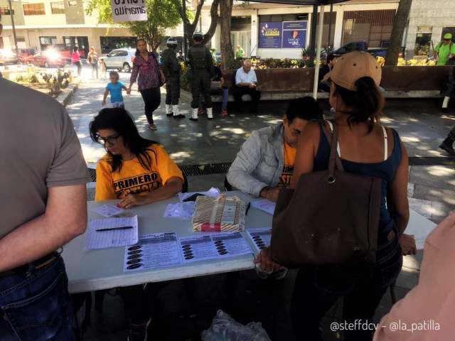 Foto: En Chacao participaron en la validación de PJ y AD. / Steffany Carvajal - LaPatilla.com