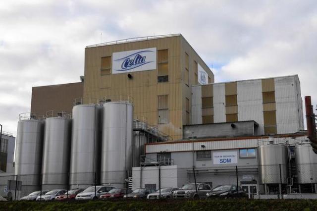 Edificio de la fábrica de Celia, que pertenece a Lactalis. DAMIEN MEYER