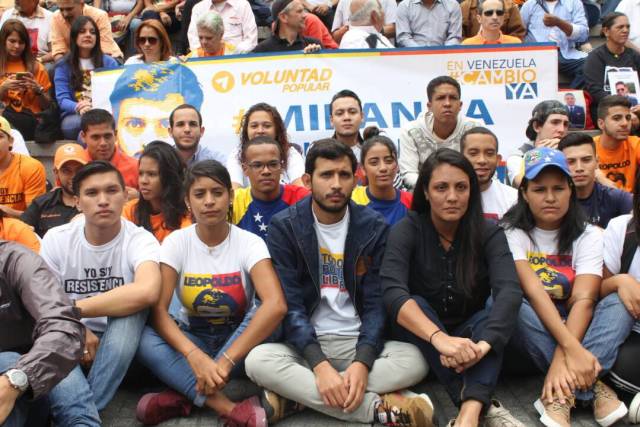 Foto: Protesta contra la detención de Leopoldo López / Juan Peraza - LaPatilla.com