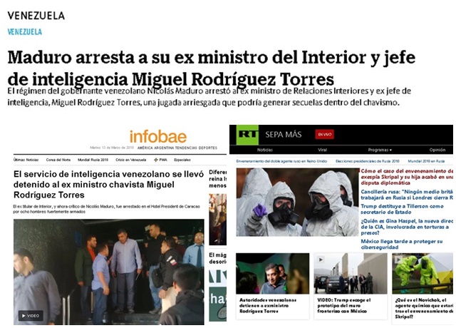 Así reseña la prensa internacional la detención de Rodríguez Torres