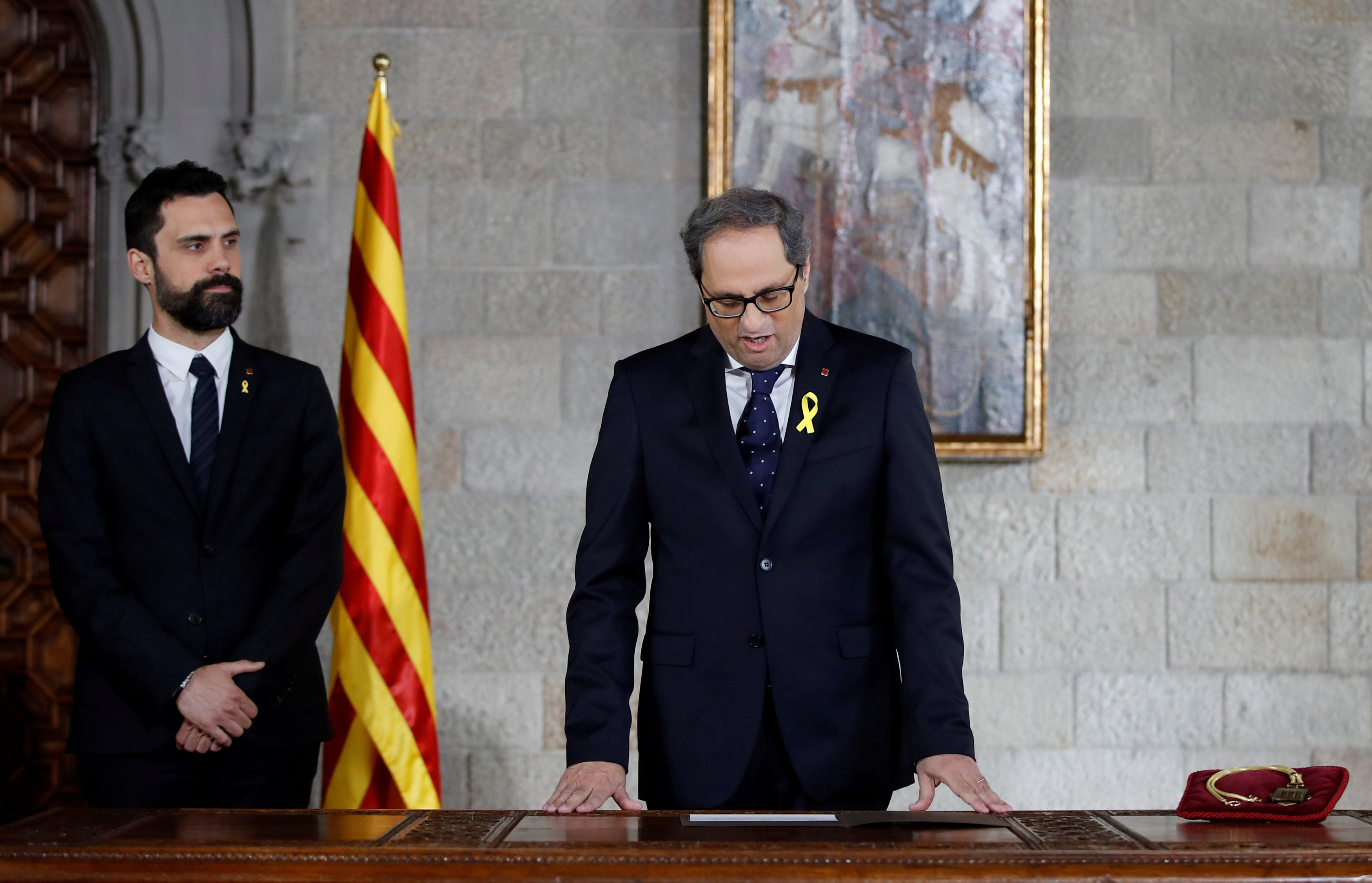 El presidente catalán declara nuevamente ante el juez por presunta desobediencia