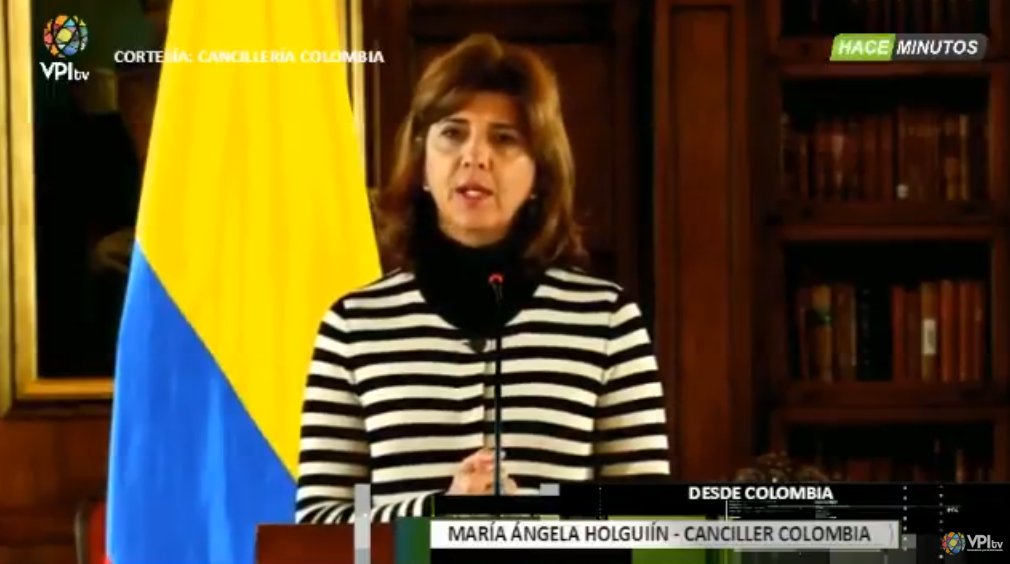Canciller de Colombia reitera que no reconocen los resultados del proceso ilegítimo del #20May