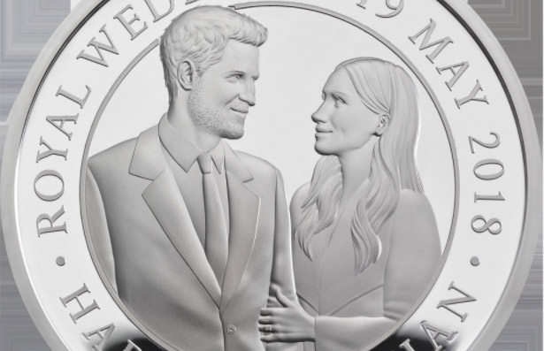 Una moneda rinde homenaje al príncipe Harry y Meghan Markle (foto)