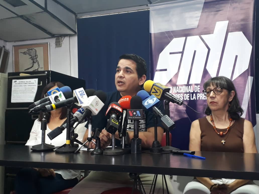Sntp dice que aumentó a 36 los casos de periodistas detenidos por Maduro en 2019