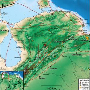 Sismo de magnitud 3,3 se registró en Curarigua-Lara