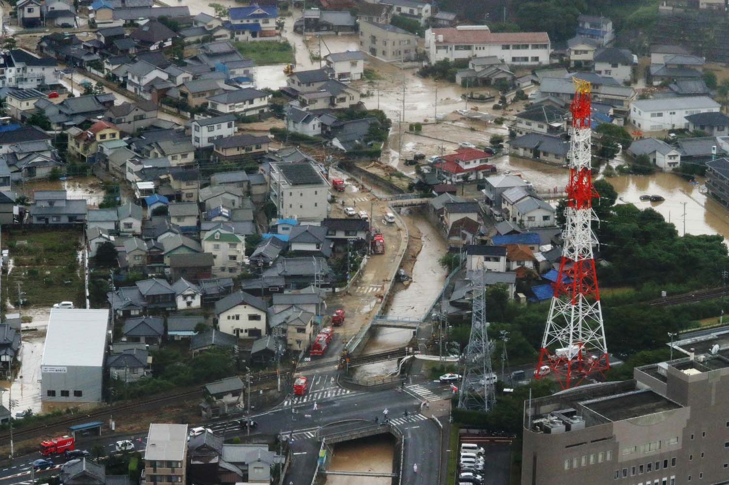 Al menos 20 muertos por lluvias torrenciales en Japón