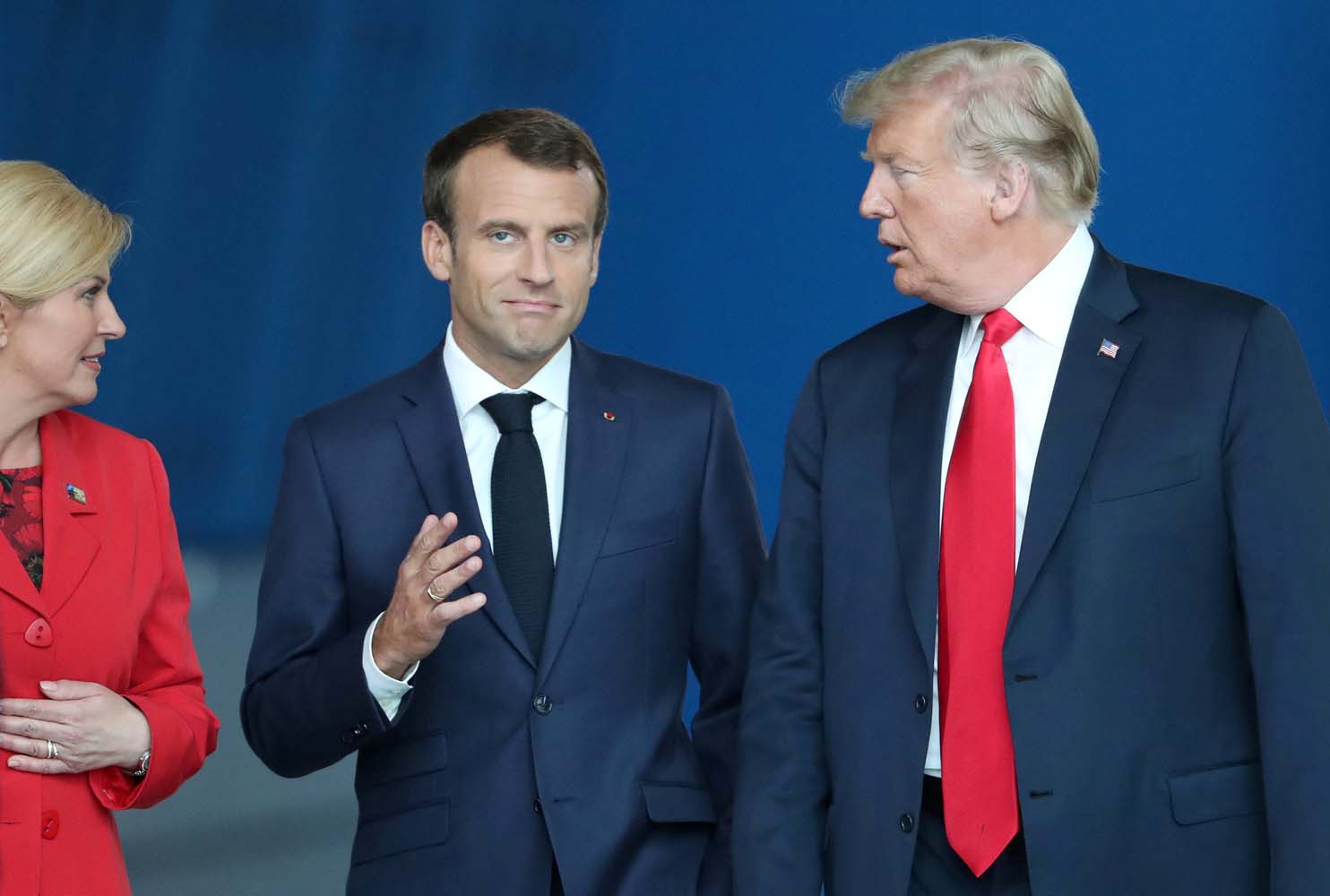 Trump criticó a Macron por decir que la OTAN tiene “muerte cerebral” (Video)