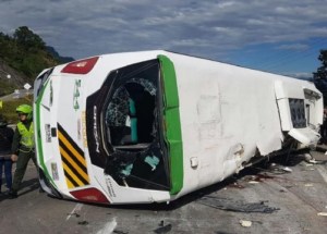 Al menos 40 heridos en accidente de tránsito en Colombia
