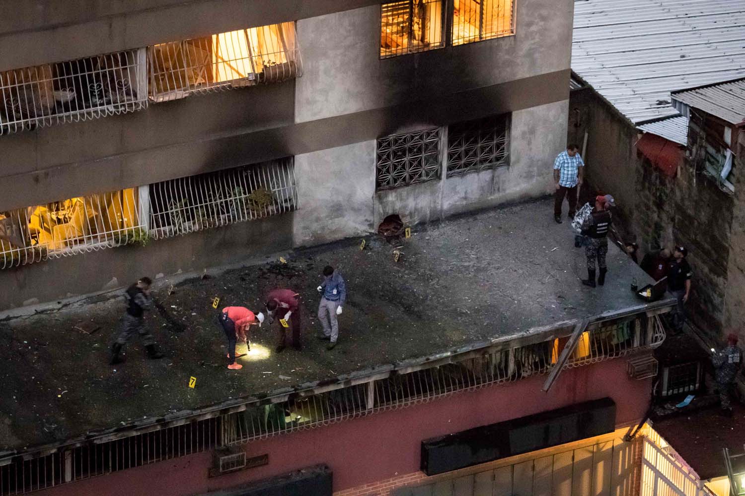 ¿Borrando evidencias? Gobierno repara daños en el edificio Don Eduardo