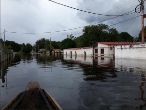 Puerto Ayacucho y muelle para pasar a Causarito, en Colombia están inundados