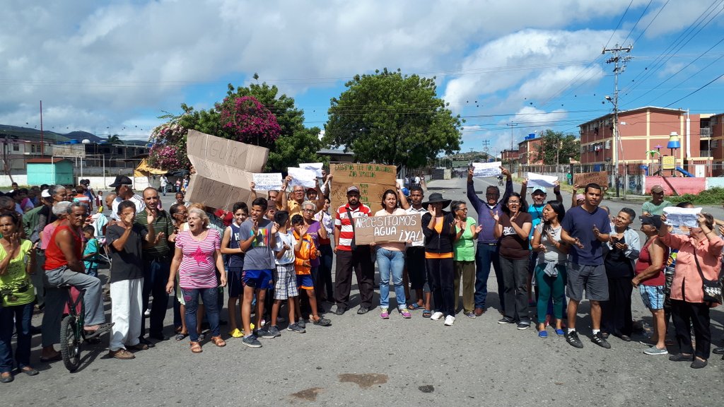 Protestan en Lara por falta de agua #22Ago