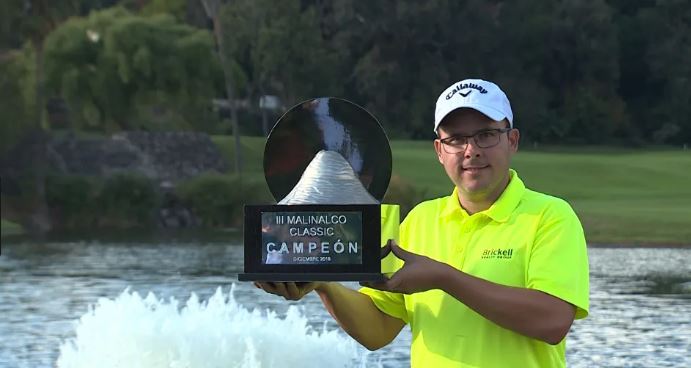 El golfista venezolano Alfredo Adrián Ploch se coronó con el III Malinalco Classic en México (VIDEO)