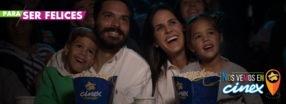 “Nos vemos en Cinex”, la nueva campaña que te lleva a vivir un mundo de sueños y emociones en familia