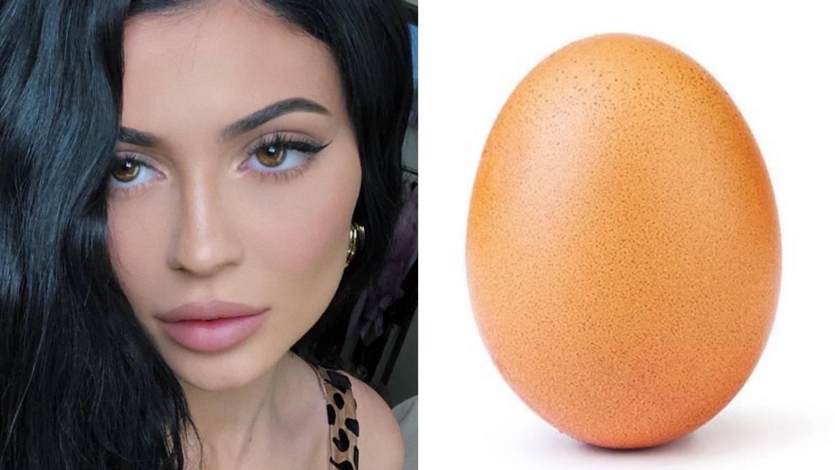 Un huevo se convierte en la foto con más “likes” de Instagram y supera a Kylie Jenner