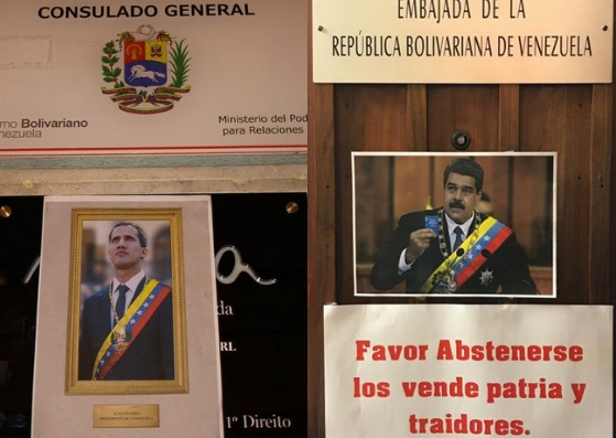 Embajada de Venezuela en Portugal picó adelante y posteó mensaje a favor de Maduro (FOTOS)