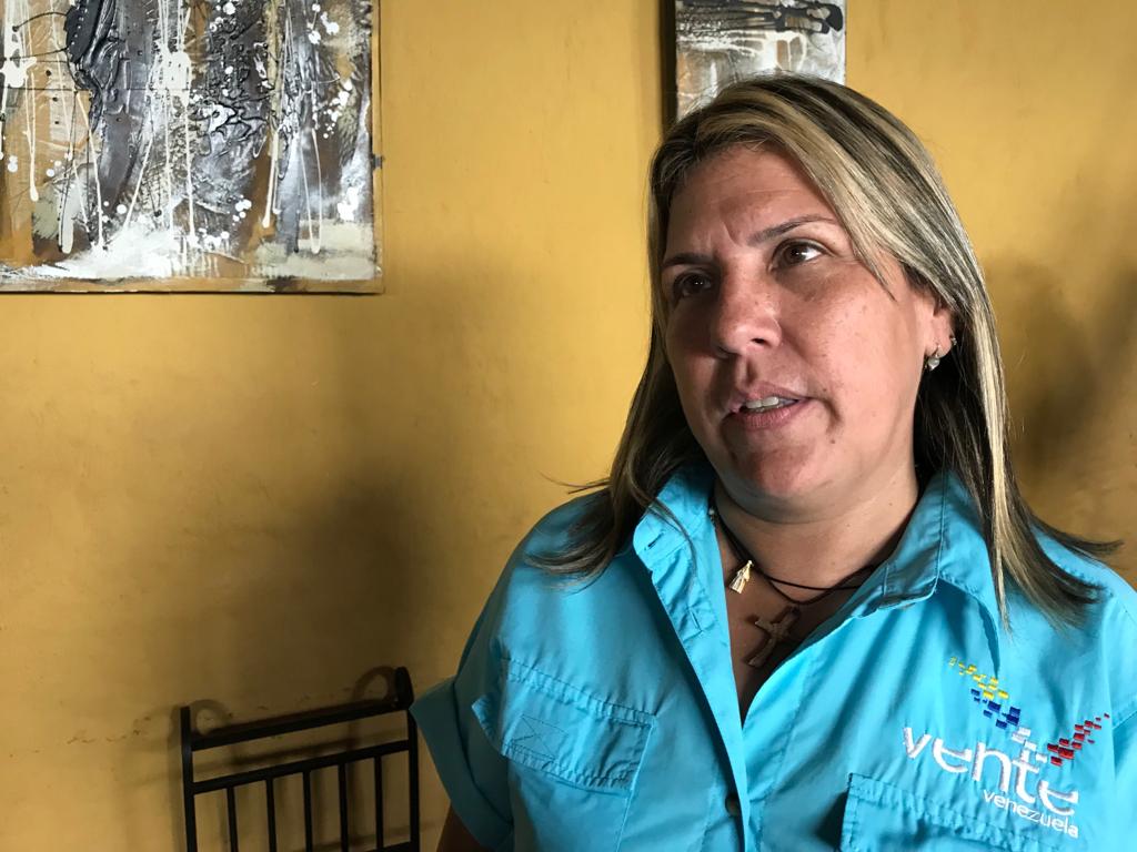 Colectivos marcaron la casa de una dirigente de Vente Venezuela en Guárico (Foto)