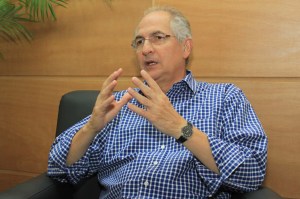 Antonio Ledezma: Hay que tener muy claro que un gobierno de transición es sin Maduro