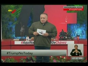 El error ortográfico que corrigió Diosdado Cabello en su programa (FOTO)