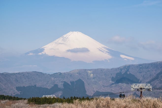 Cerrados los accesos al turístico monte Hakone de Japón