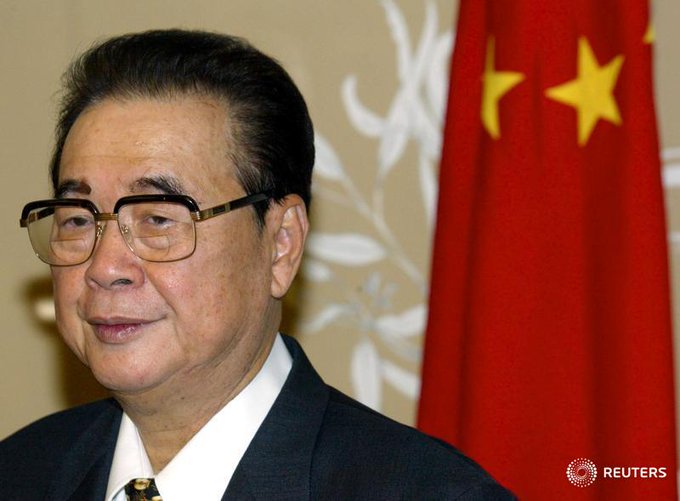 Murió el ex primer ministro chino Li Peng