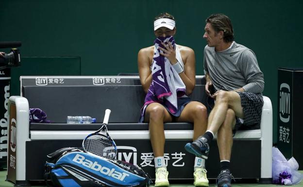 Garbiñe Muguruza rompe con su entrenador Sam Sumyk