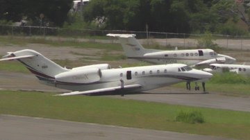 Un jet salió de la pista y se accidentó en La Carlota (Fotos)