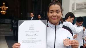 Una venezolana entre los medallistas condecorados en Perú tras los Panamericanos