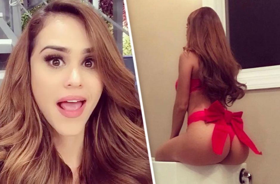 La chica del clima Yanet García invitó a ver sus videos íntimos con foto desnuda