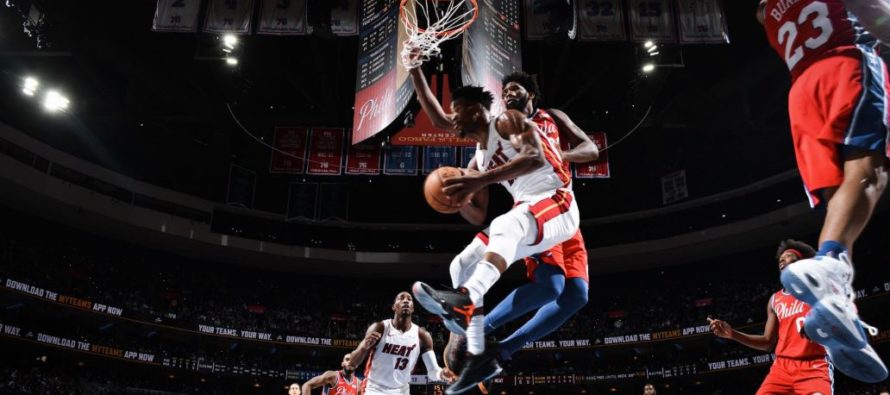 Heat cayó estrepitosamente frente a Sixers en Filadelfia