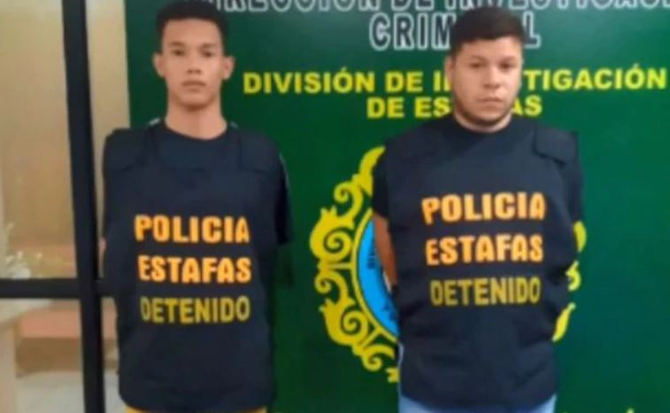 Capturan a dos venezolanos en Perú por estafar con supuestas compras por Internet