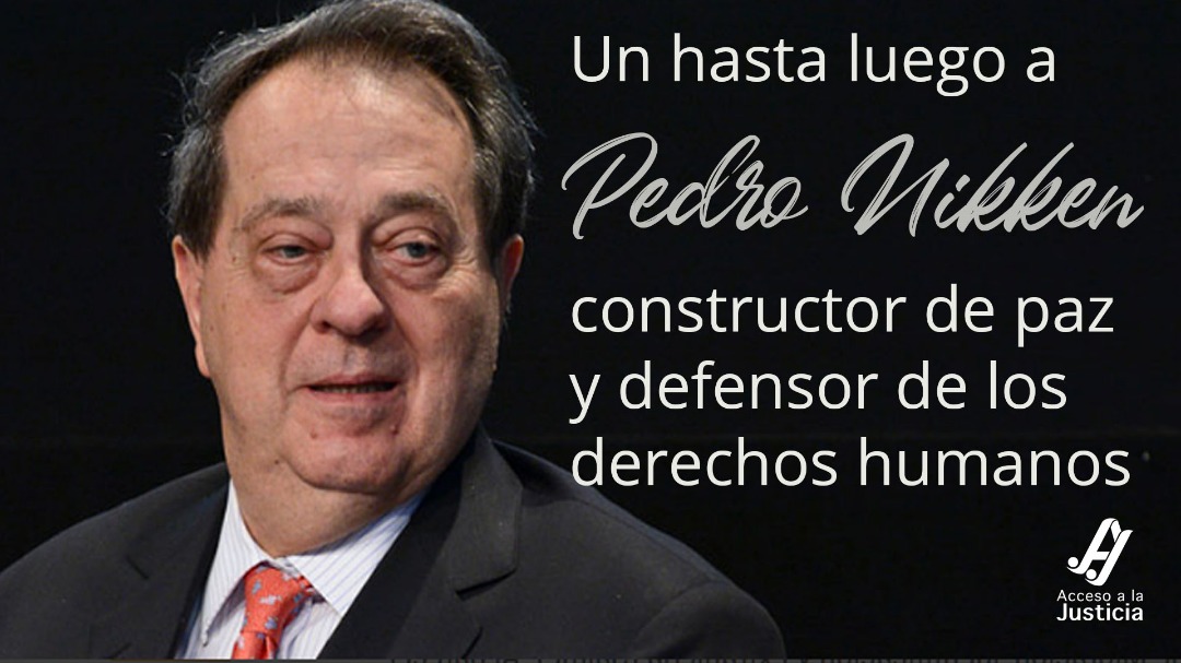 Acceso a la Justicia da su último adiós a Pedro Nikken, constructor de paz y defensor de los DDHH