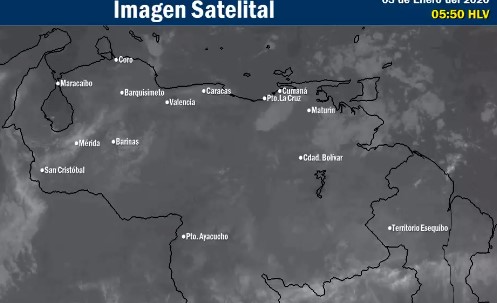 El estado del tiempo en Venezuela este viernes #3Ene, según el Inameh