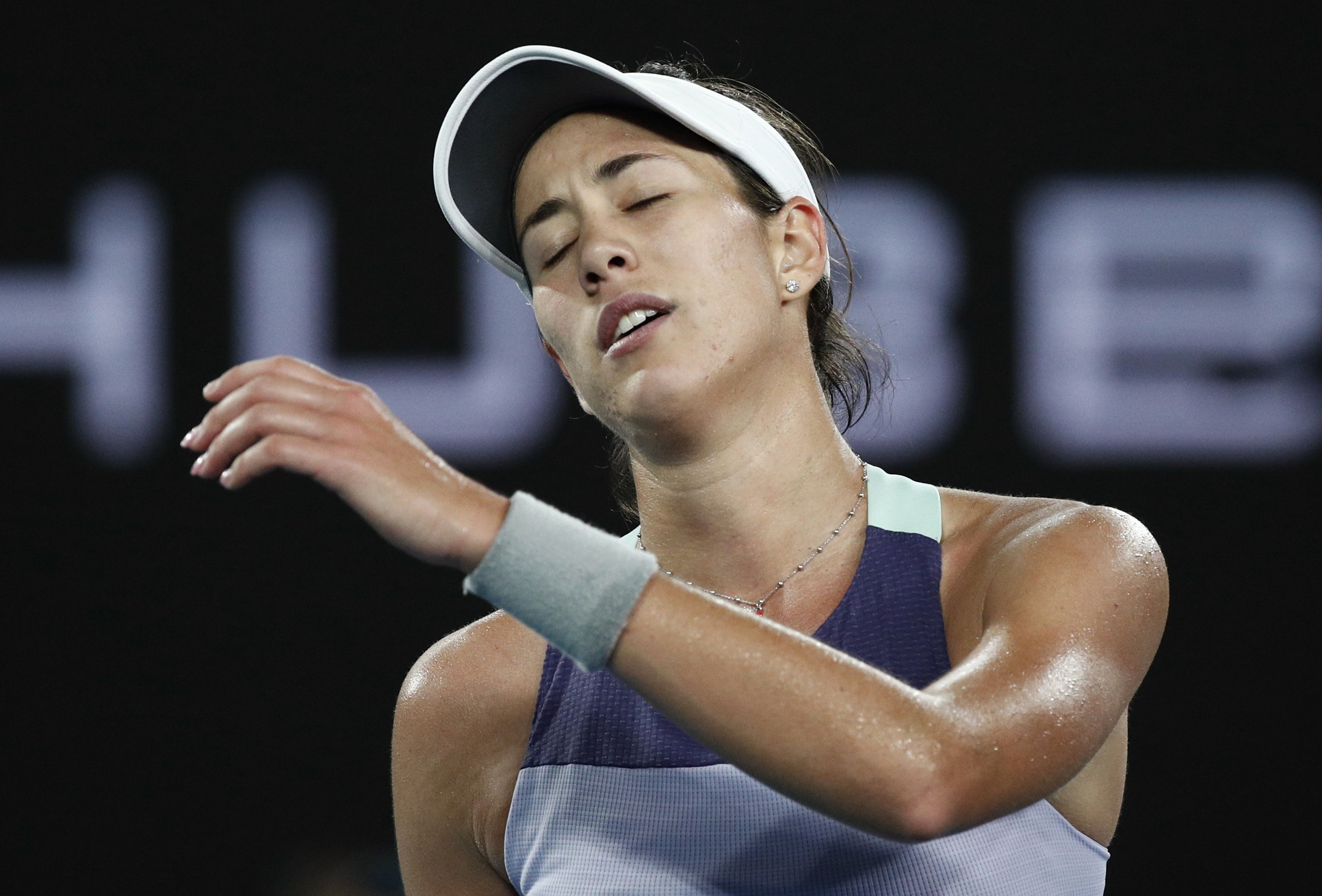 Garbiñe Muguruza cayó en octavos de final en Abu Dabi